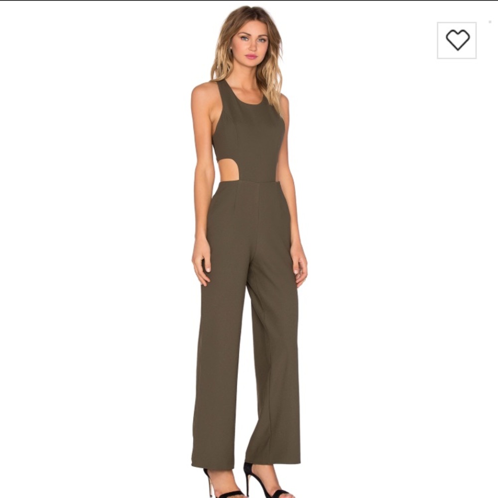 NBD Army Green Jumpsuit M